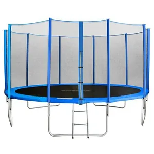 SIX MyJump 4,30 m Trampoline de jardin bleu pas cher