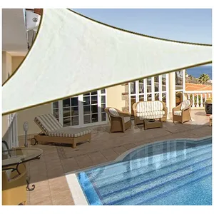 NO NAME Voile d'ombrage triangulaire 6x6x6m TRISAND Crème pas cher