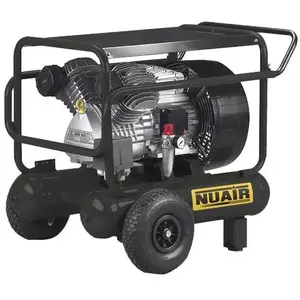 Compresseur à air - NUAIR - WARRIOR BUILDAIR/592 - 4HP - 3kW - 2x10L Lubrifié pas cher