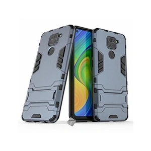 Htdmobiles Coque rigide anti-choc pour Xiaomi Redmi Note 9 - Bleu foncé pas cher