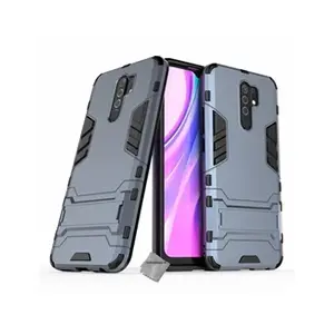 Htdmobiles Housse etui coque rigide anti choc pour Xiaomi Redmi 9 + film ecran - BLEU FONCE - pas cher