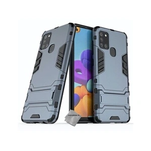 HtdMobiles Coque anti-choc Samsung Galaxy A21s - Bleu Foncé pas cher