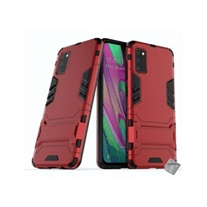 Htdmobiles Housse etui coque rigide anti choc pour Samsung Galaxy A41 + verre trempe - ROUGE - pas cher