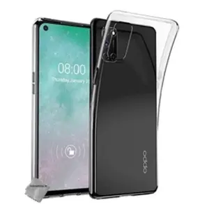 Htdmobiles Coque silicone gel fine pour Oppo A72 + verre trempe - TPU TRANSPARENT - pas cher