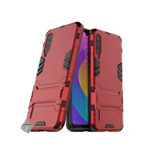 Htdmobiles Housse etui coque rigide anti choc pour Xiaomi Mi A3 + verre trempe - ROUGE - pas cher