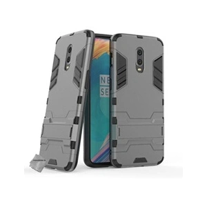 Htdmobiles Housse etui coque rigide anti choc pour OnePlus 7 + verre trempe - GRIS - pas cher