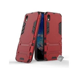 Htdmobiles Housse etui coque rigide anti choc pour Huawei Honor 8S + verre trempe - ROUGE - pas cher