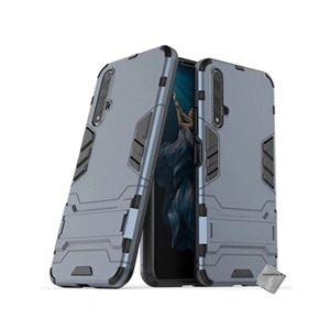 Htdmobiles Housse etui coque rigide anti choc pour Huawei Honor 20 Pro + film ecran - BLEU FONCE - pas cher