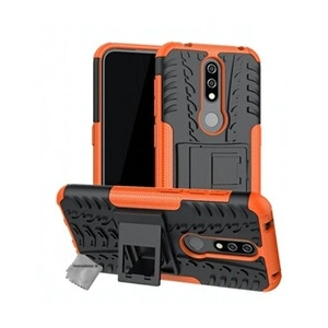Htdmobiles Housse etui coque rigide anti choc pour Nokia 4.2 + film ecran - ORANGE - pas cher