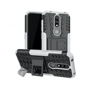 Htdmobiles Housse etui coque rigide anti choc pour Nokia 4.2 + film ecran - BLANC - pas cher