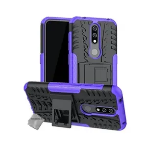 Htdmobiles Housse etui coque rigide anti choc pour Nokia 4.2 + film ecran - MAUVE - pas cher
