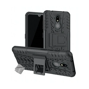 Htdmobiles Housse etui coque rigide anti choc pour Nokia 3.2 + verre trempe - NOIR - pas cher