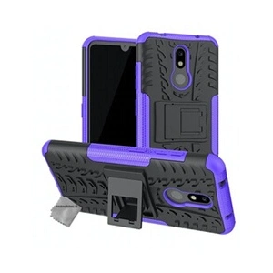 Htdmobiles Housse etui coque rigide anti choc pour Nokia 3.2 + film ecran - MAUVE - pas cher