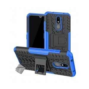Htdmobiles Housse etui coque rigide anti choc pour Nokia 3.2 + film ecran - BLEU - pas cher