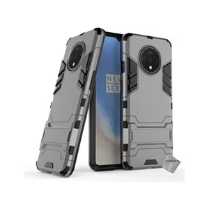 Htdmobiles Housse etui coque rigide anti choc pour OnePlus 7T + film ecran - GRIS - pas cher