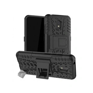 Htdmobiles Housse etui coque rigide anti choc pour Nokia 2.2 + verre trempe - NOIR - pas cher
