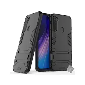 Comparateur de prix : Htdmobiles Housse etui coque rigide anti choc pour Xiaomi Redmi Note 8T + verre trempe - NOIR -