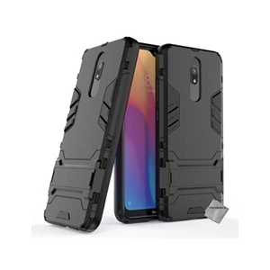 Comparateur de prix : Htdmobiles Housse etui coque rigide anti choc pour Xiaomi Redmi 8 + verre trempe - NOIR -