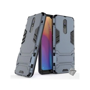 Comparateur de prix : Htdmobiles Housse etui coque rigide anti choc pour Xiaomi Redmi 8 + verre trempe - BLEU FONCE -