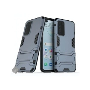Htdmobiles Coque rigide anti choc pour Huawei P40 + film ecran - BLEU FONCE pas cher
