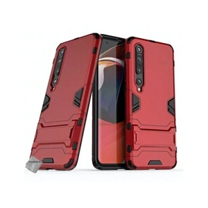 Htdmobiles Housse etui coque rigide anti choc pour Xiaomi Mi 10 / Mi 10 Pro + verre trempe - ROUGE - pas cher