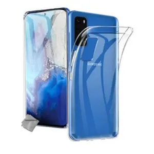 Htdmobiles Coque silicone gel fine pour Samsung Galaxy S20 + film ecran - TPU TRANSPARENT pas cher