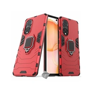 Htdmobiles Housse etui coque rigide anti choc pour Huawei Honor 50 5G / Nova 9 + verre trempe - ROUGE - pas cher