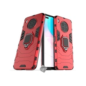 Htdmobiles Housse etui coque rigide anti choc pour Huawei Honor 50 Lite / Nova 8i + verre trempe - ROUGE - pas cher