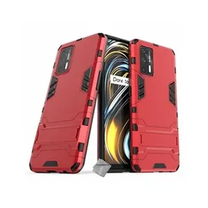 Comparateur de prix : Htdmobiles Housse etui coque rigide anti choc pour Realme GT 5G + film ecran - ROUGE -