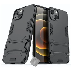 Comparateur de prix : HTDMOBILES Coque rigide anti choc pour Apple iPhone 13 Mini + film ecran - NOIR