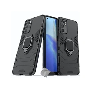 Comparateur de prix : HTDMOBILES Coque rigide anti choc pour Oppo Reno 6 5G + film ecran - NOIR