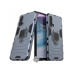 Htdmobiles Housse etui coque rigide anti choc pour OnePlus Nord CE 5G + film ecran - BLEU FONCE - pas cher
