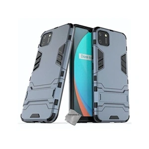 Htdmobiles Housse etui coque rigide anti choc pour Realme C11 2021 + verre trempe - BLEU FONCE - pas cher