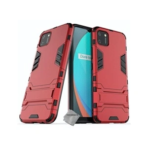 Htdmobiles Housse etui coque rigide anti choc pour Realme C11 2021 + verre trempe - ROUGE - pas cher