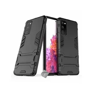 Htdmobiles Housse etui coque rigide anti choc pour Samsung Galaxy S20 FE 5G + verre trempe - NOIR - pas cher