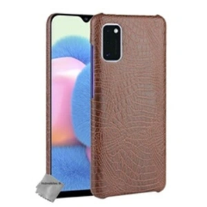 Htdmobiles HTD Mobiles Coque rigide cuir crocodile pour Galaxy A41 - Marron pas cher