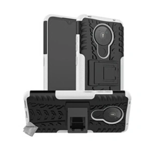 Htdmobiles Coque rigide anti choc pour Nokia 5.3 + film ecran - BLANC pas cher
