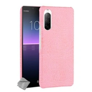 Htdmobiles HTD Mobiles Coque Rigide Crocodile Sony Xperia 10 II - Rose pas cher