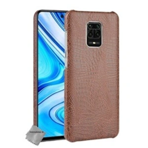 Htdmobiles HTD Mobiles Coque Simili Cuir pour Xiaomi Redmi Note 9 Pro - Marron pas cher
