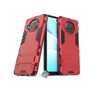 Htdmobiles Housse etui coque rigide anti choc pour Xiaomi Mi 10T Lite 5G + verre trempe - ROUGE - pas cher