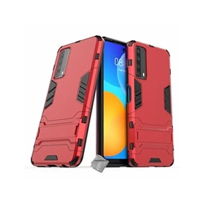 Comparateur de prix : Htdmobiles Housse etui coque rigide anti choc pour Huawei P Smart (2021) + film ecran - ROUGE -