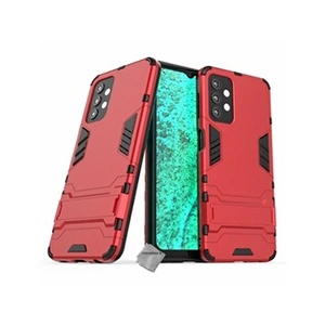 Comparateur de prix : Htdmobiles Housse etui coque rigide anti choc pour Samsung Galaxy A32 5G + verre trempe - ROUGE -
