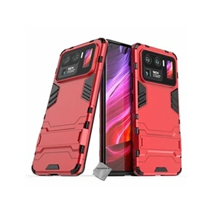 Comparateur de prix : Htdmobiles Housse etui coque rigide anti choc pour Xiaomi Mi 11 Ultra 5G + verre trempe - ROUGE -