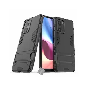 Htdmobiles Housse etui coque rigide anti choc pour Xiaomi Poco F3 / Mi 11i 5G + verre trempe - NOIR - pas cher
