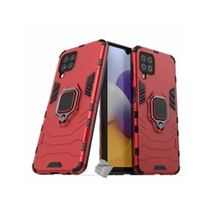 Comparateur de prix : Htdmobiles Housse etui coque rigide anti choc pour Samsung Galaxy A22 4G + film ecran - ROUGE -