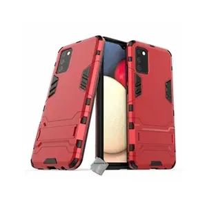 Comparateur de prix : HTD Mobiles Coque Rigide pour Samsung Galaxy A02s - Rouge