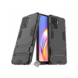 Htdmobiles Housse etui coque rigide anti choc pour Oppo A94 5G + verre trempe - NOIR - pas cher