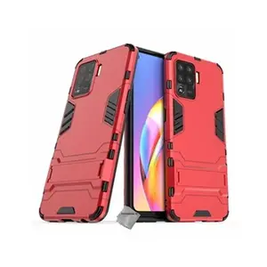 Htdmobiles Housse etui coque rigide anti choc pour Oppo A94 5G + verre trempe - ROUGE - pas cher