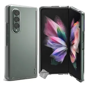 Comparateur de prix : HTDMOBILES Coque rigide fine avant et arrière pour Samsung Galaxy Z Fold 3 5G - TRANSPARENT