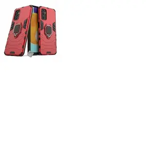 Htdmobiles Coque rigide anti choc pour Samsung Galaxy A13 4G + film ecran - ROUGE